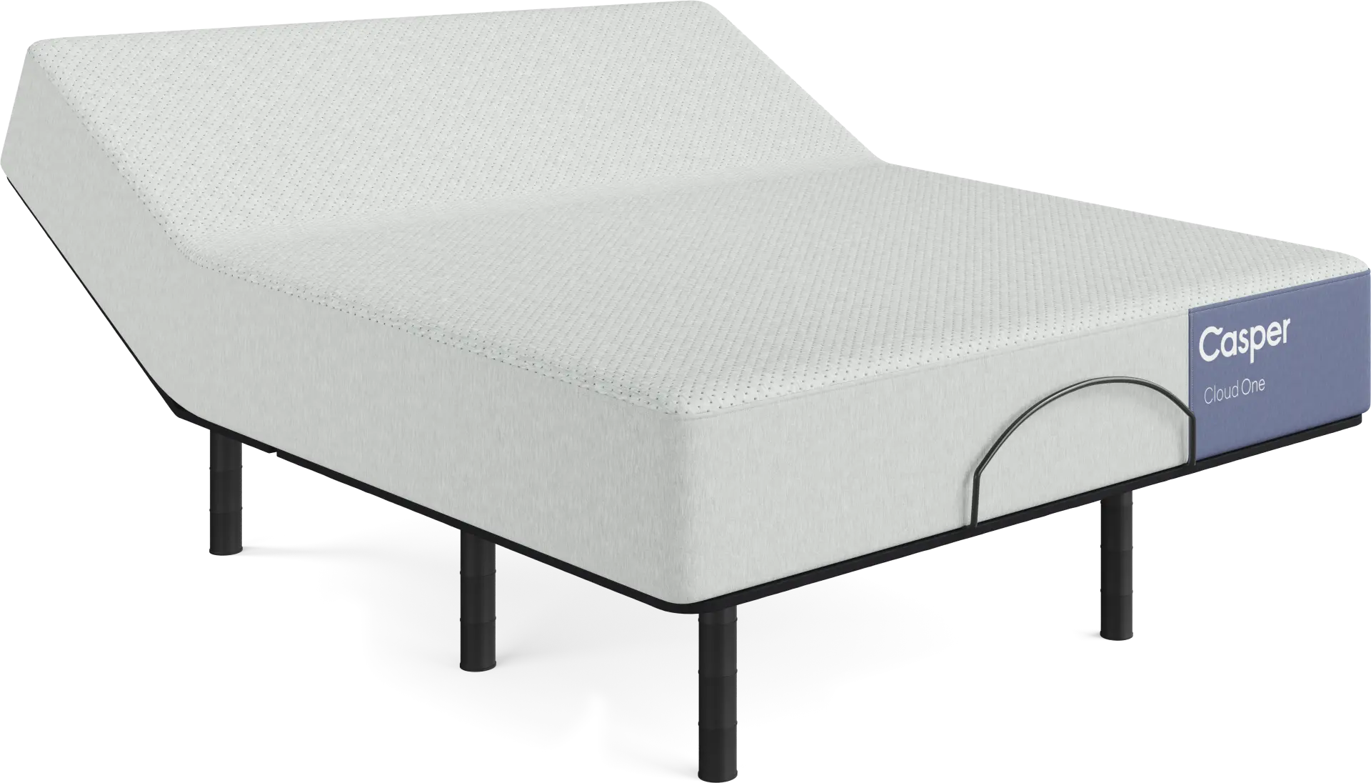 Casper Cloud One Queen Mattress with Head Up Only Base