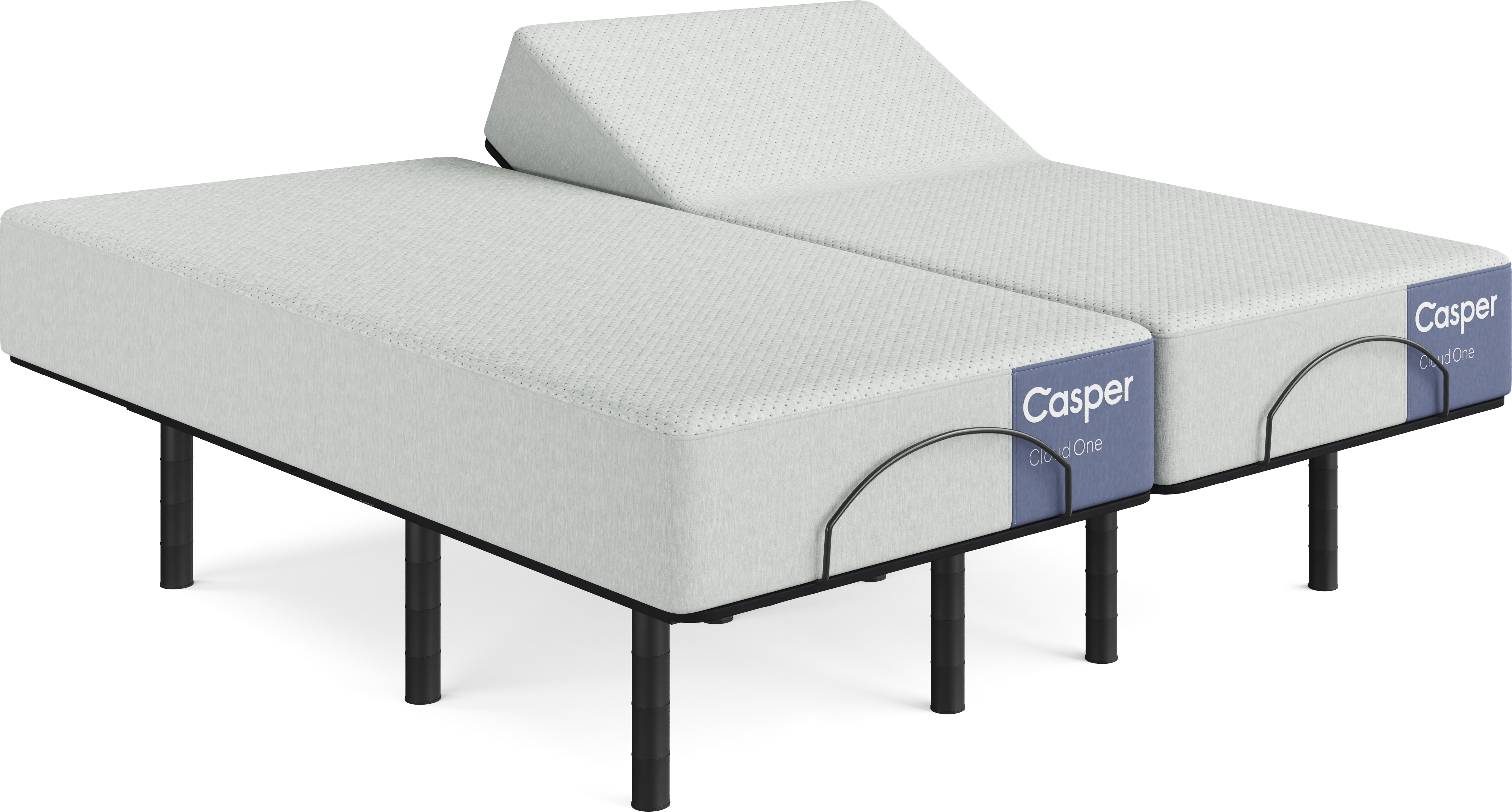 Casper Cloud One Split King Mattress with Head Up Only Base - Thumbnail - Image 1