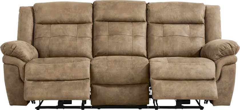 Hartford Brown Power Reclining Sofa
