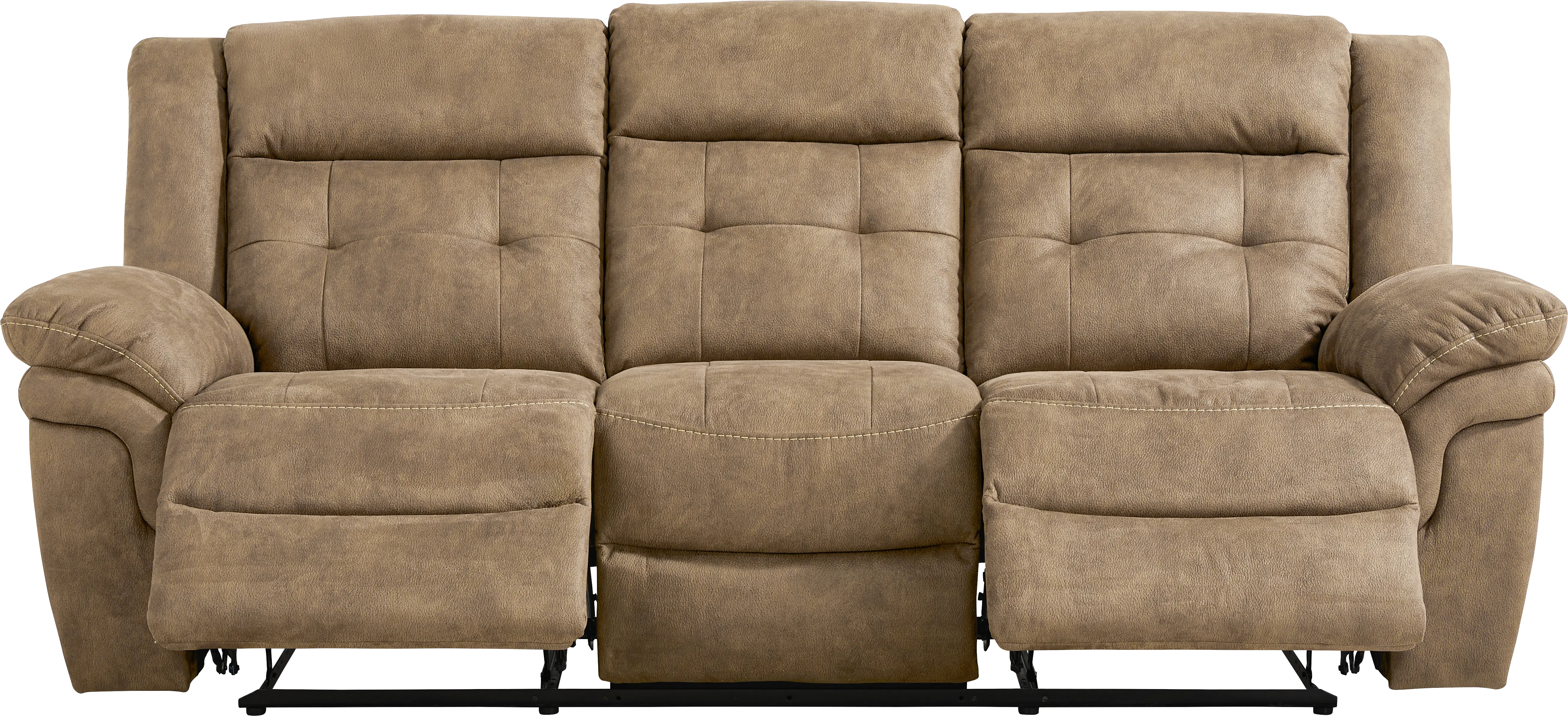 Hartford Brown Reclining Sofa - Thumbnail - Image 1