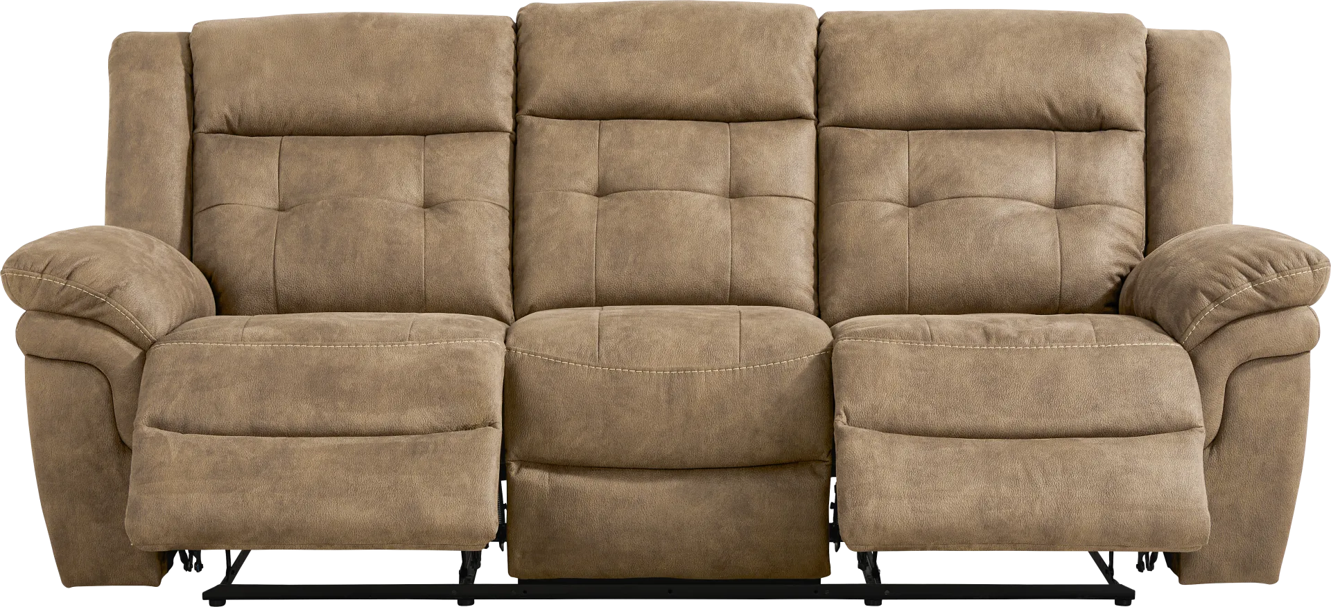 Hartford Brown Reclining Sofa - Image 1
