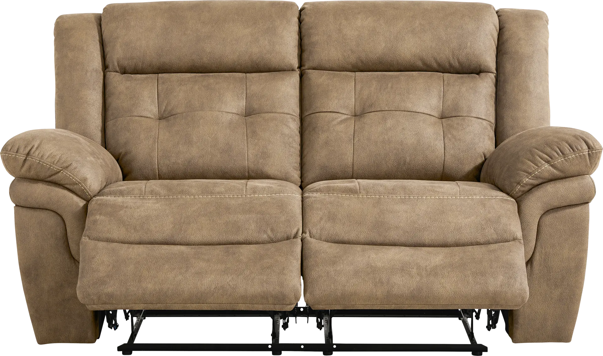 Hartford Brown Reclining Loveseat