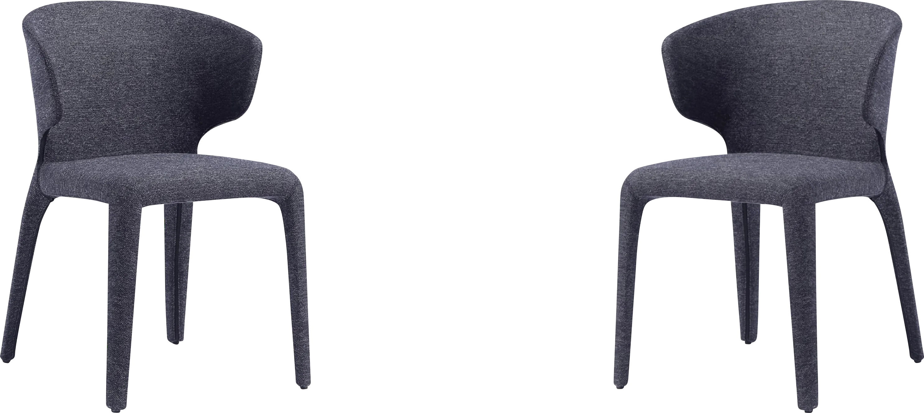 Ravennite II Black Side Chair, Set of 2 - Thumbnail - Image 1