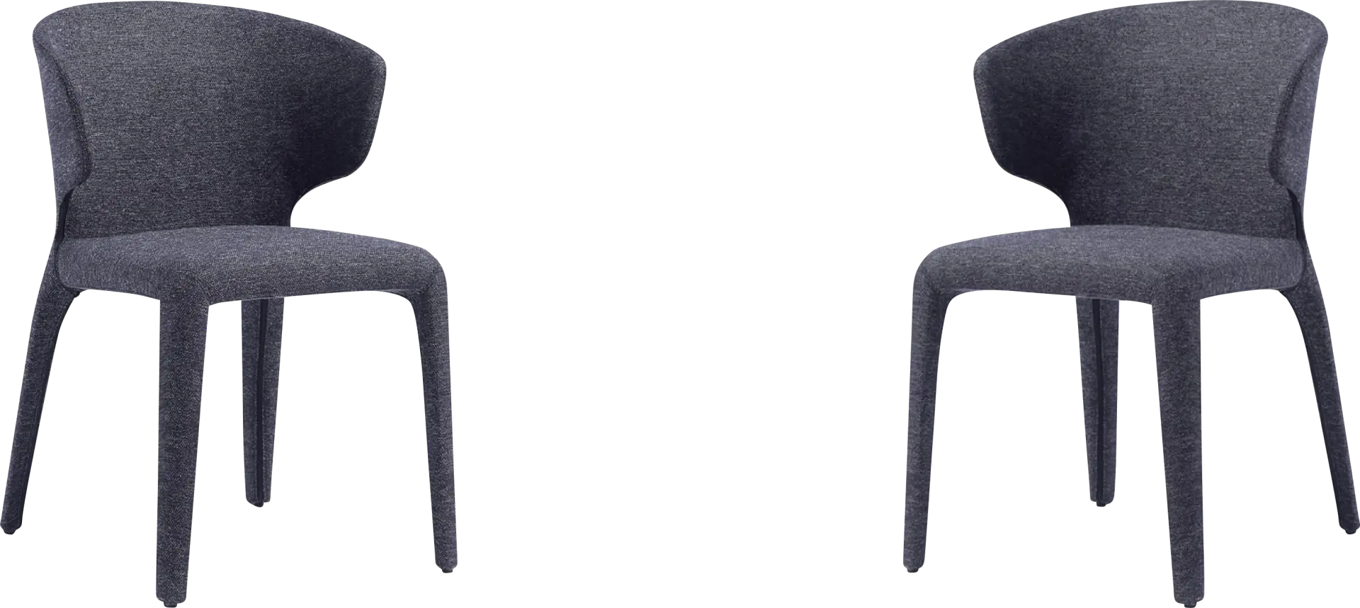 Ravennite II Black Side Chair, Set of 2