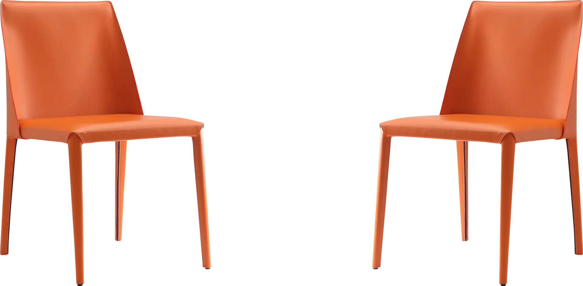 Moontime Orange Side Chair, Set of 2