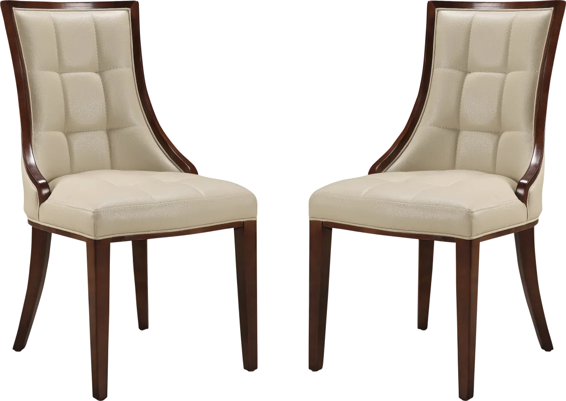 Cahabay Cream Side Chair, Set of 2