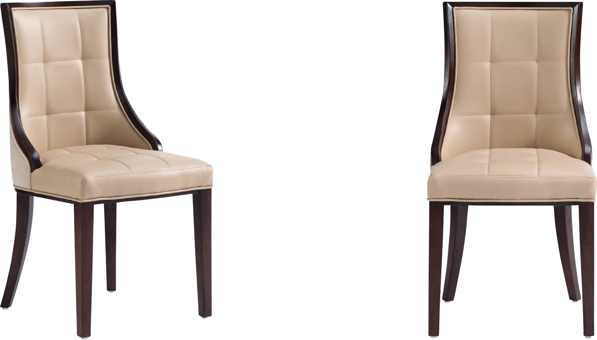Cahabay Tan Side Chair, Set of 2 - Image 1