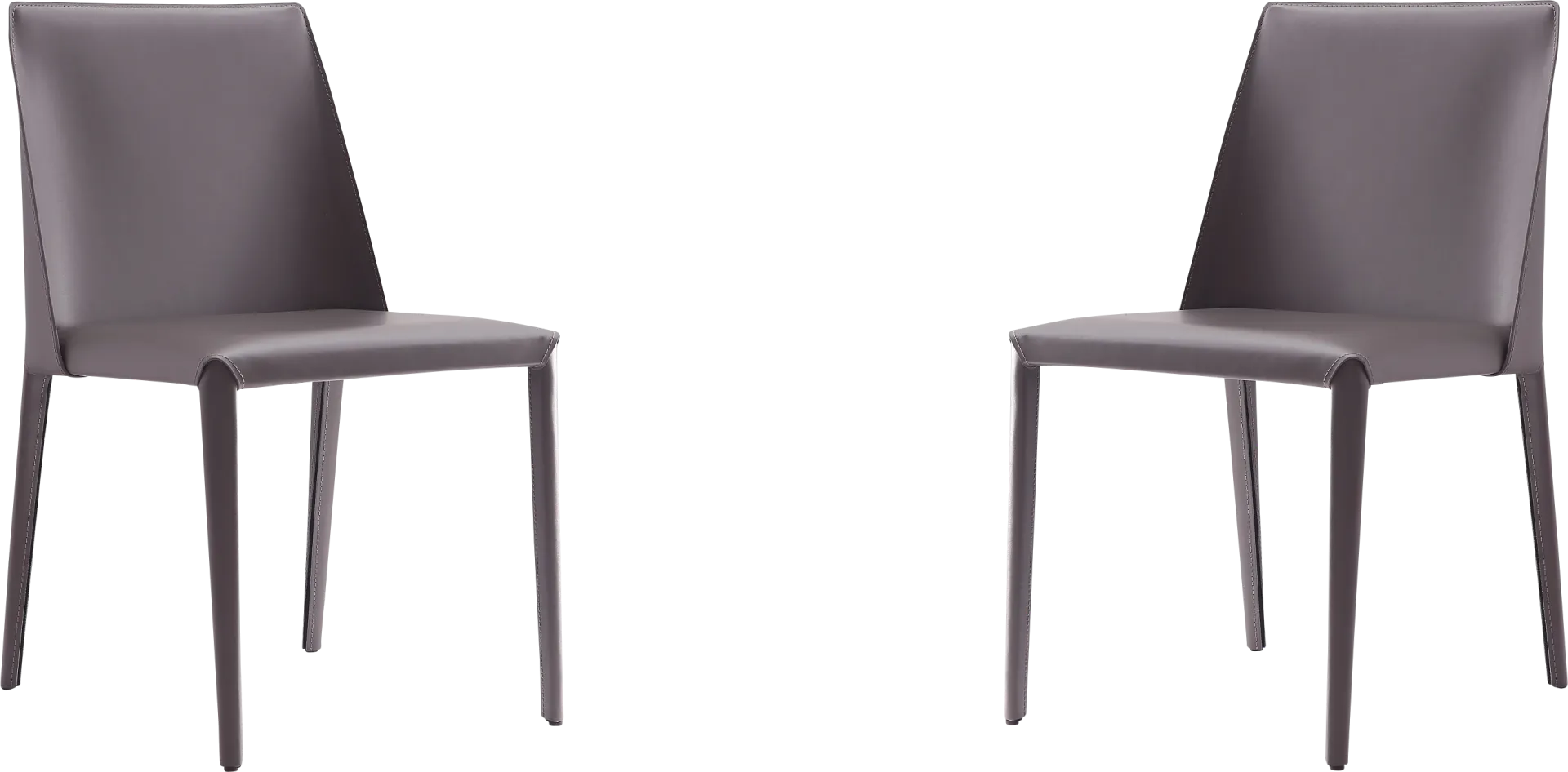 Moontime Gray Side Chair, Set of 2 - Image 1