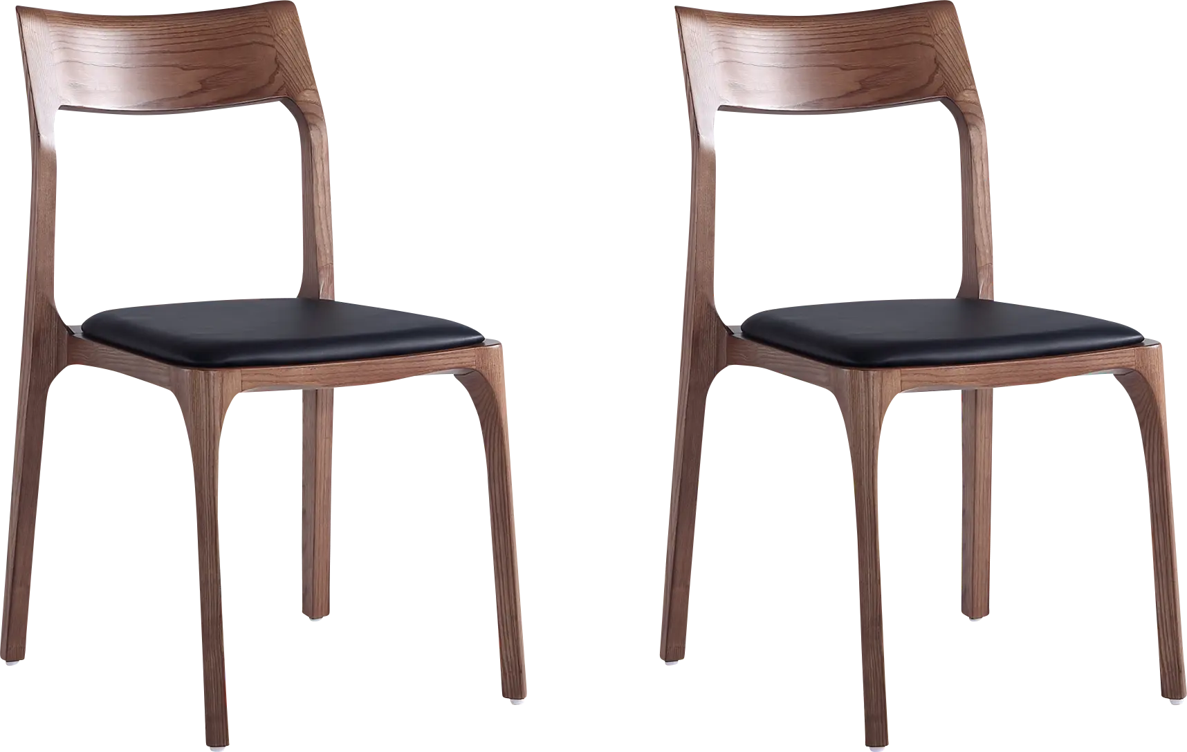 Grottowood Black and Brown Side Chair, Set of 2
