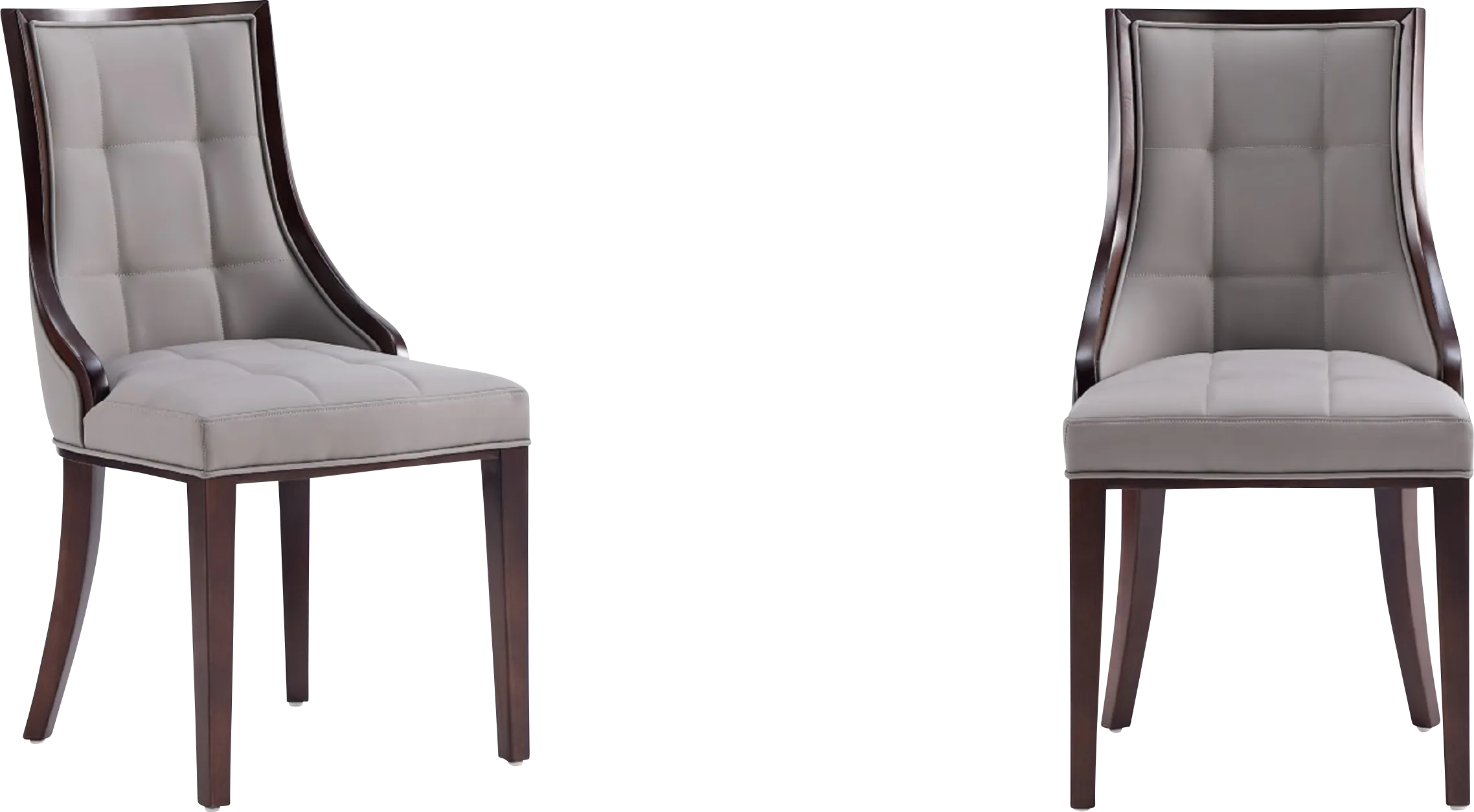 Cahabay Gray Side Chair, Set of 2 - Thumbnail - Image 1
