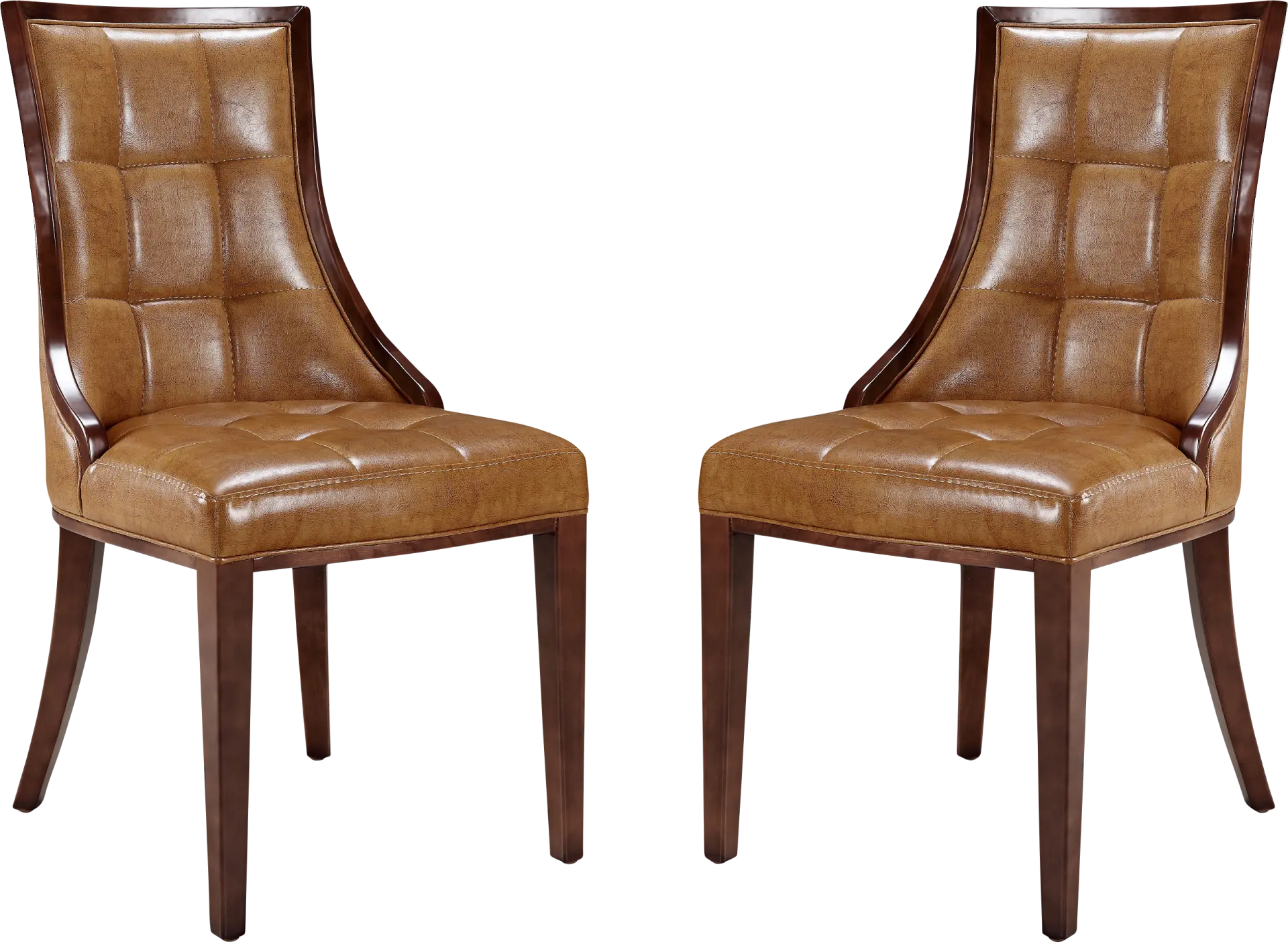 Cahabay Brown Side Chair, Set of 2