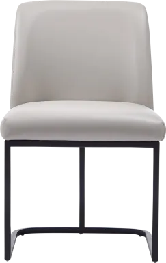 Truche Light Gray Side Chair