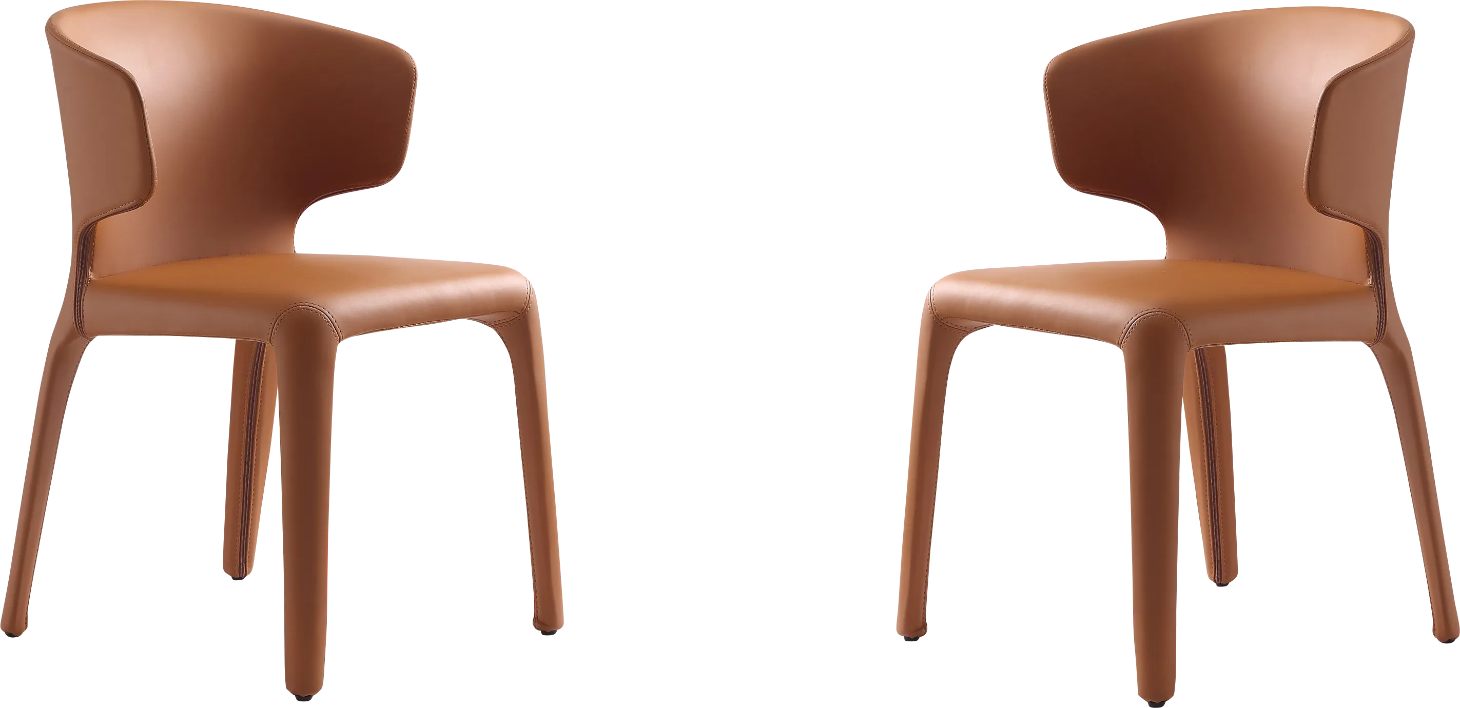 Ravennite I Brown Side Chair, Set of 2 - Thumbnail - Image 1