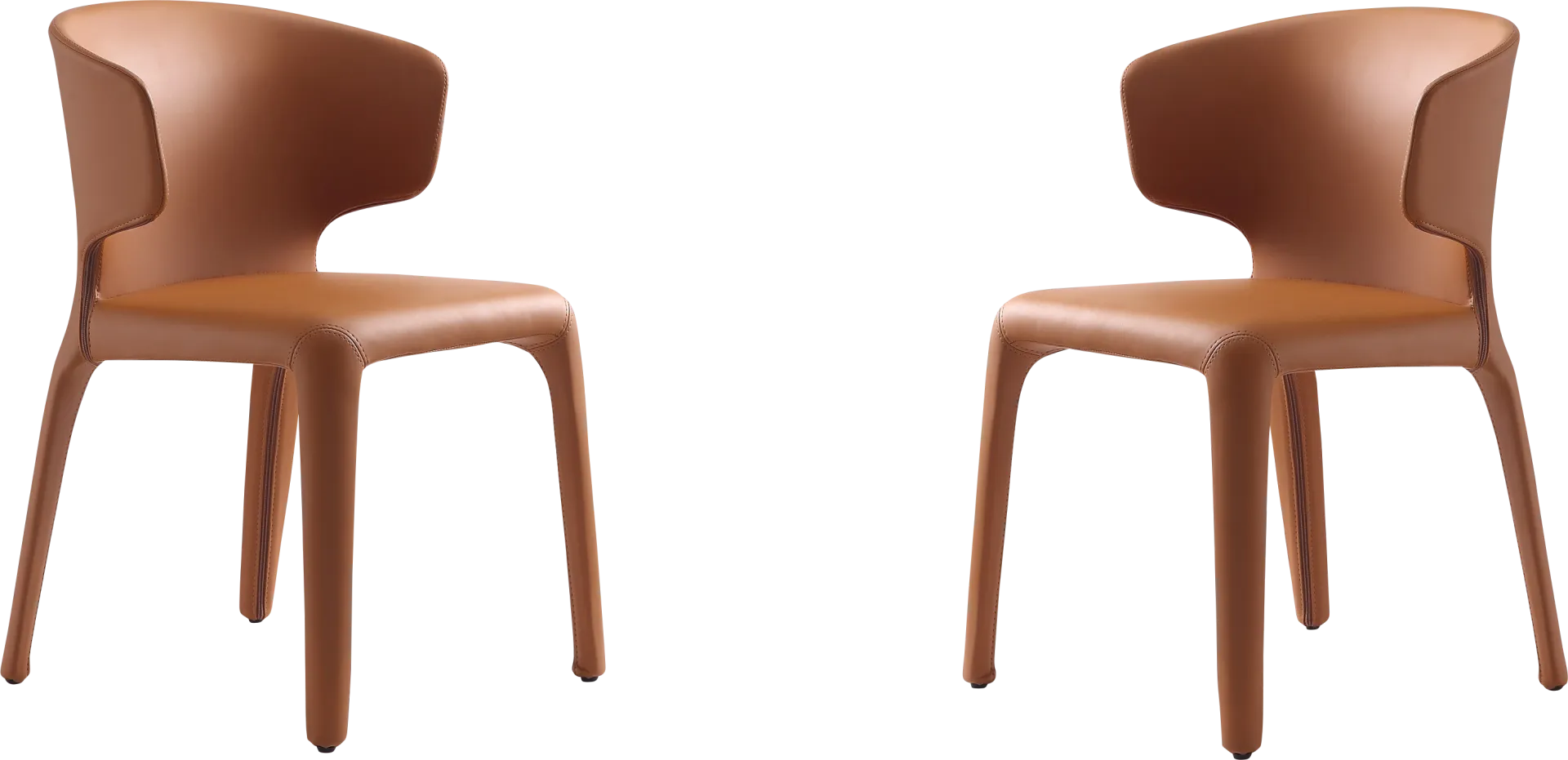 Ravennite I Brown Side Chair, Set of 2 - Image 1