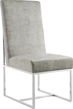 Herrli Steel Gray Side Chair