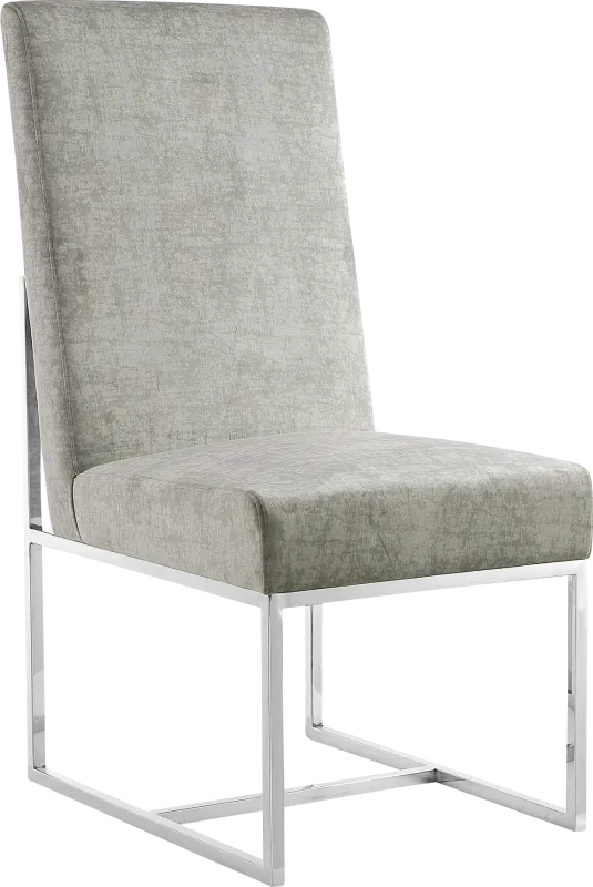 Herrli Steel Gray Side Chair