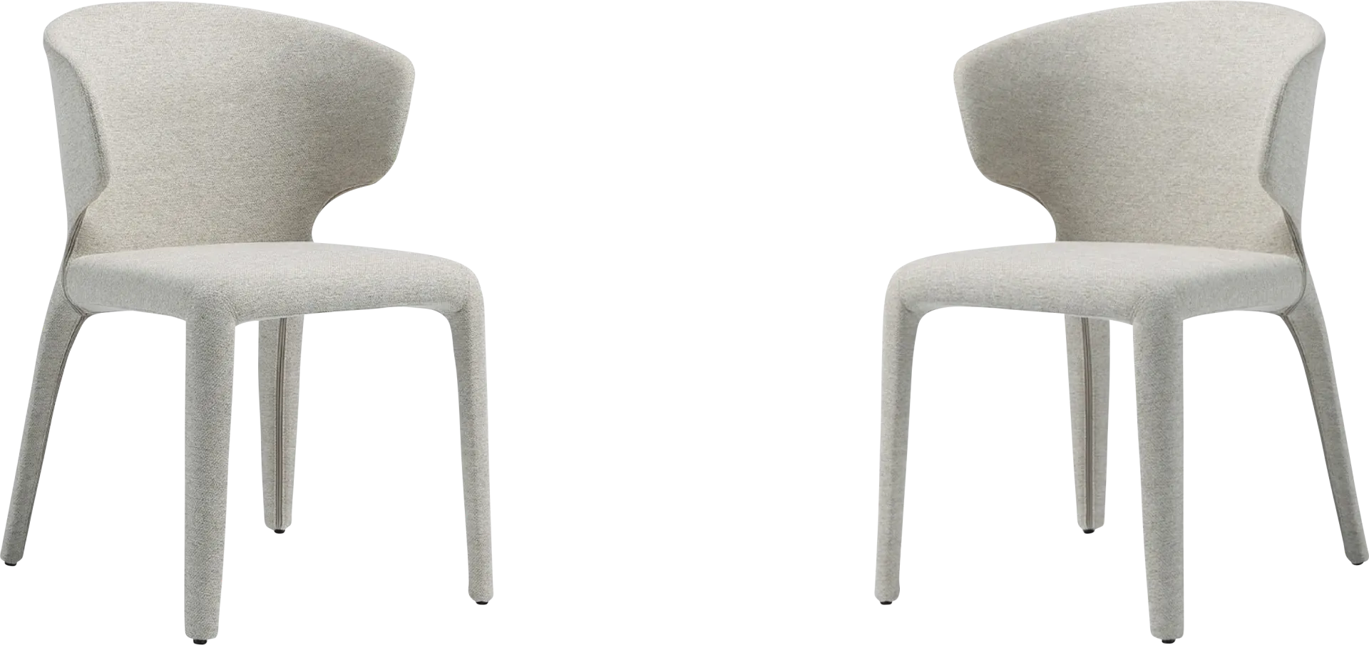 Ravennite II Beige Side Chair, Set of 2 - Image 1