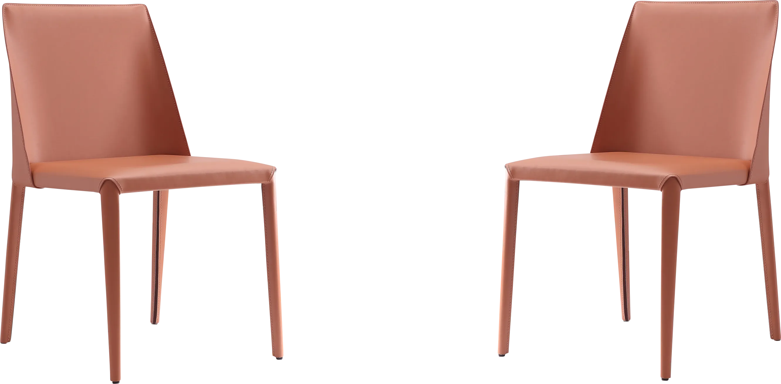 Moontime Brown Side Chair, Set of 2 - Thumbnail - Image 1
