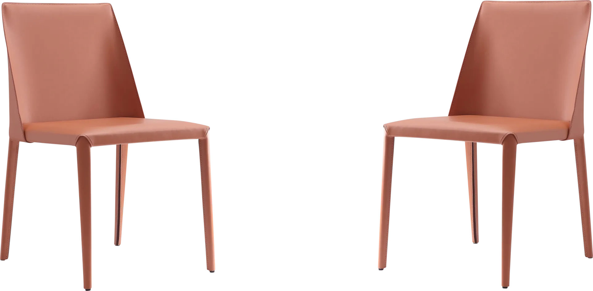 Moontime Brown Side Chair, Set of 2 - Image 1