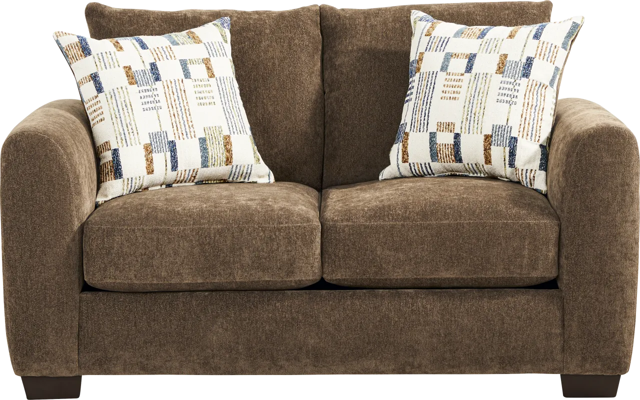 Chamberlain Brown Loveseat