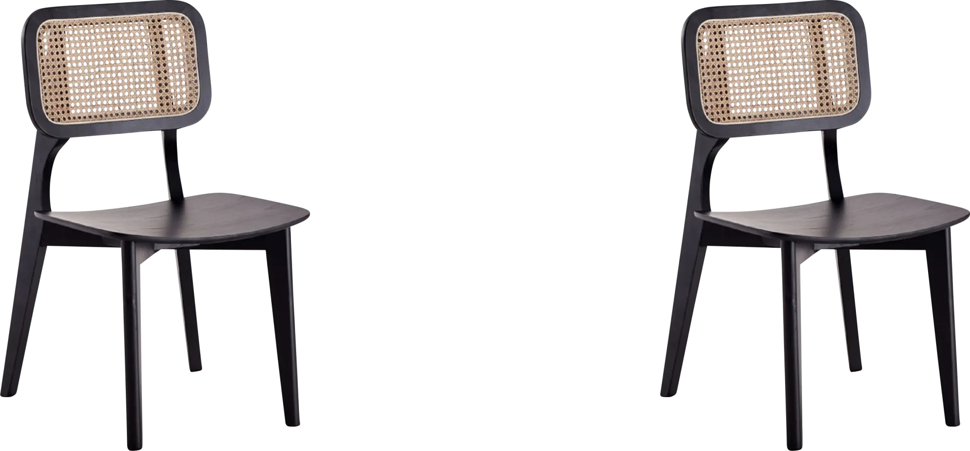 Bodenhamer Black Side Chair, Set of 2 - Image 1