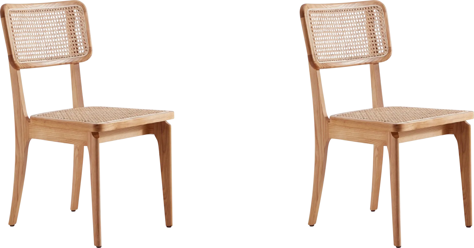 Owlworth Natural Side Chair, Set of 2 - Image 1
