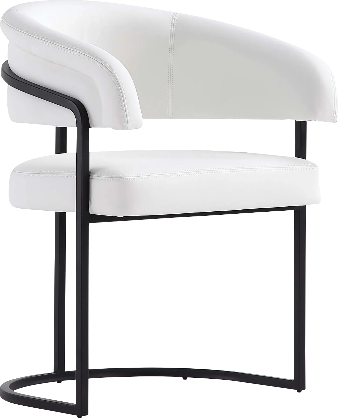 Absalom White Arm Chair