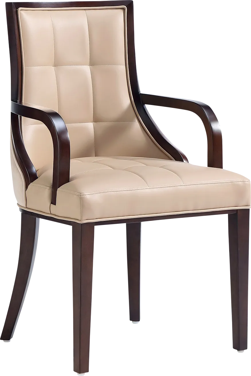 Cahabay Tan Arm Chair - Image 1