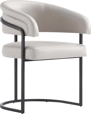 Absalom Light Gray Arm Chair