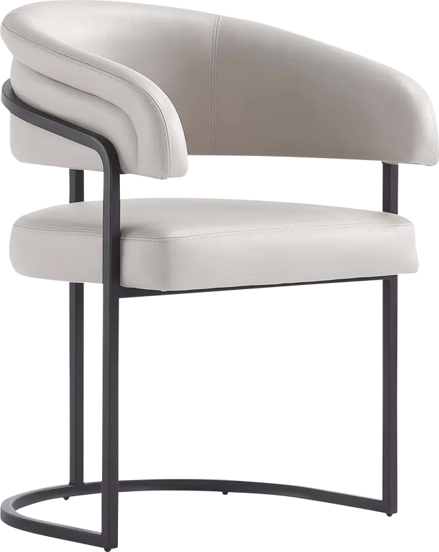 Absalom Light Gray Arm Chair