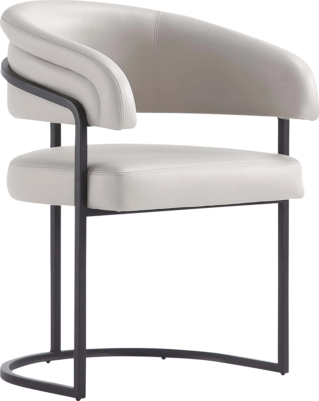 Absalom Light Gray Arm Chair - Image 1