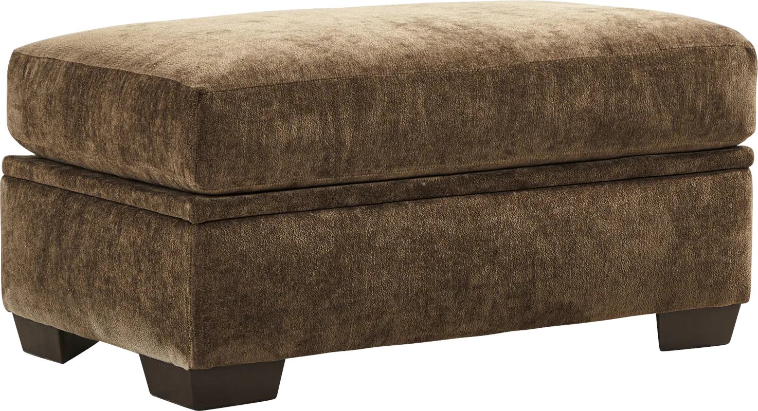 Chamberlain Brown Ottoman