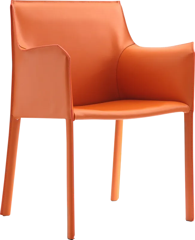 Moontime Orange Arm Chair