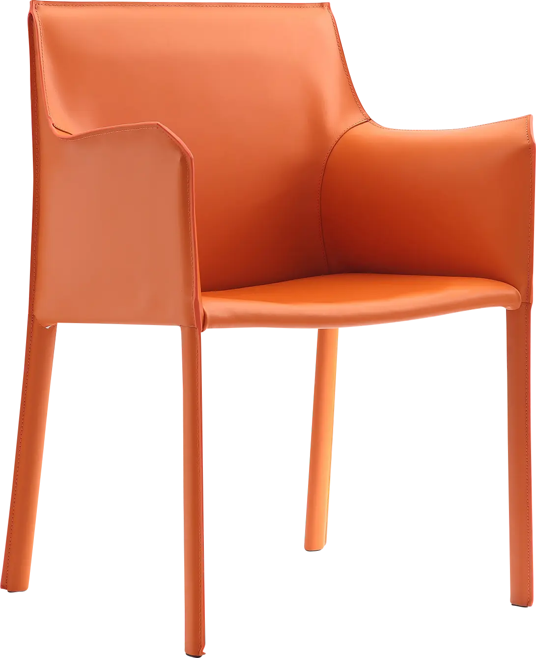 Moontime Orange Arm Chair