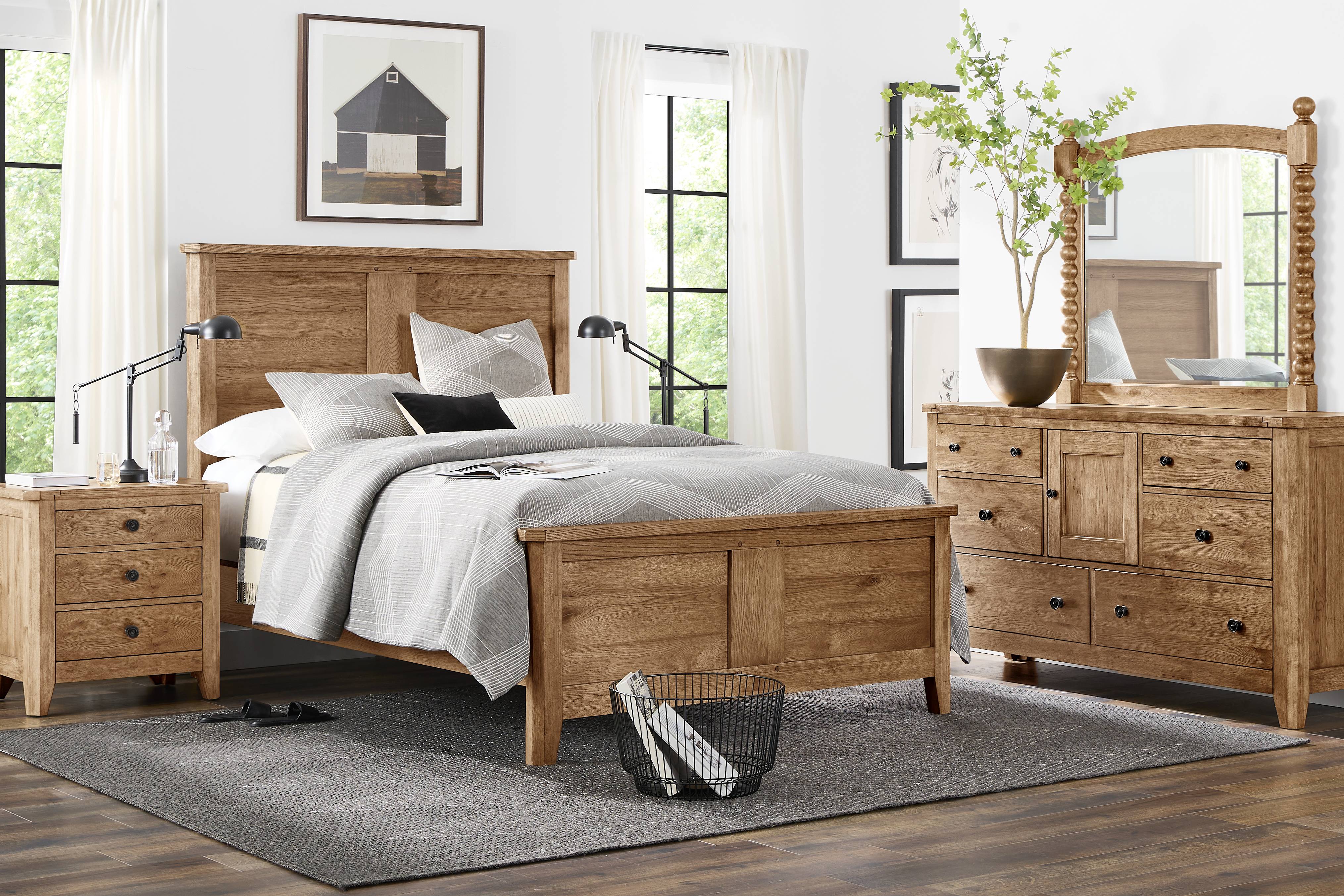 Hargrove Light Oak Mirror - Thumbnail - Image 2