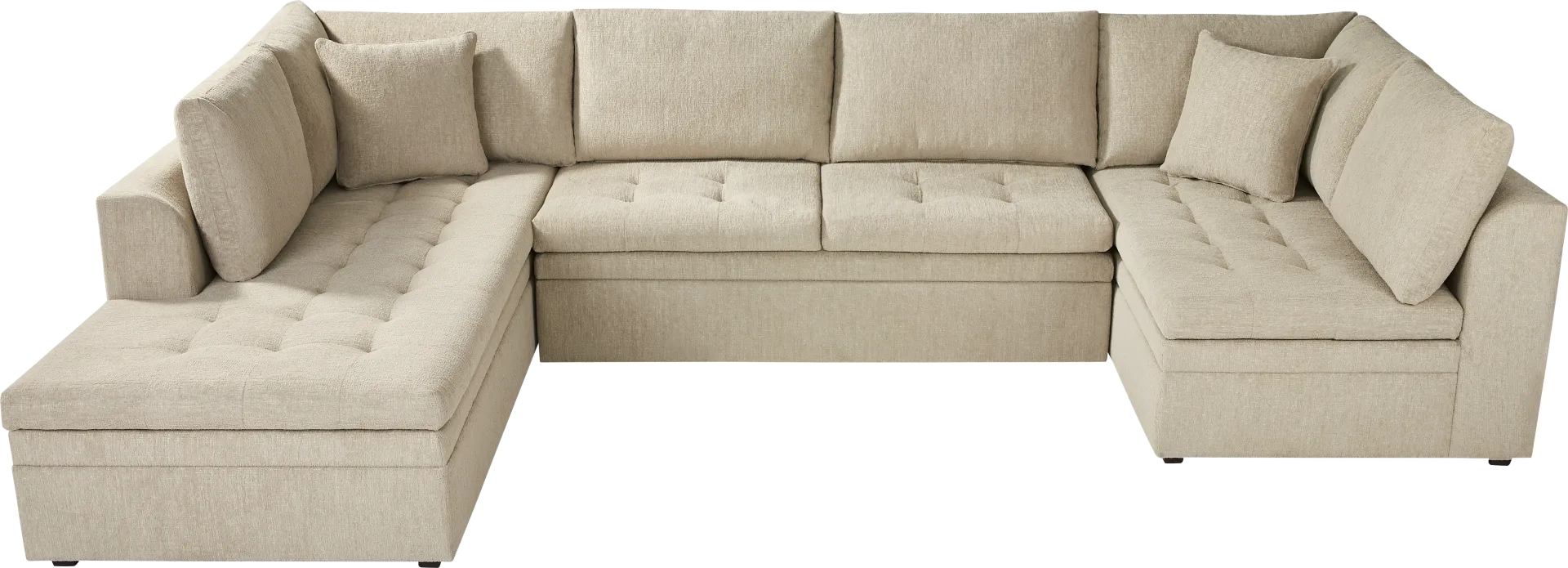 Sheridan Place Putty 3 Pc Sectional - Image 2