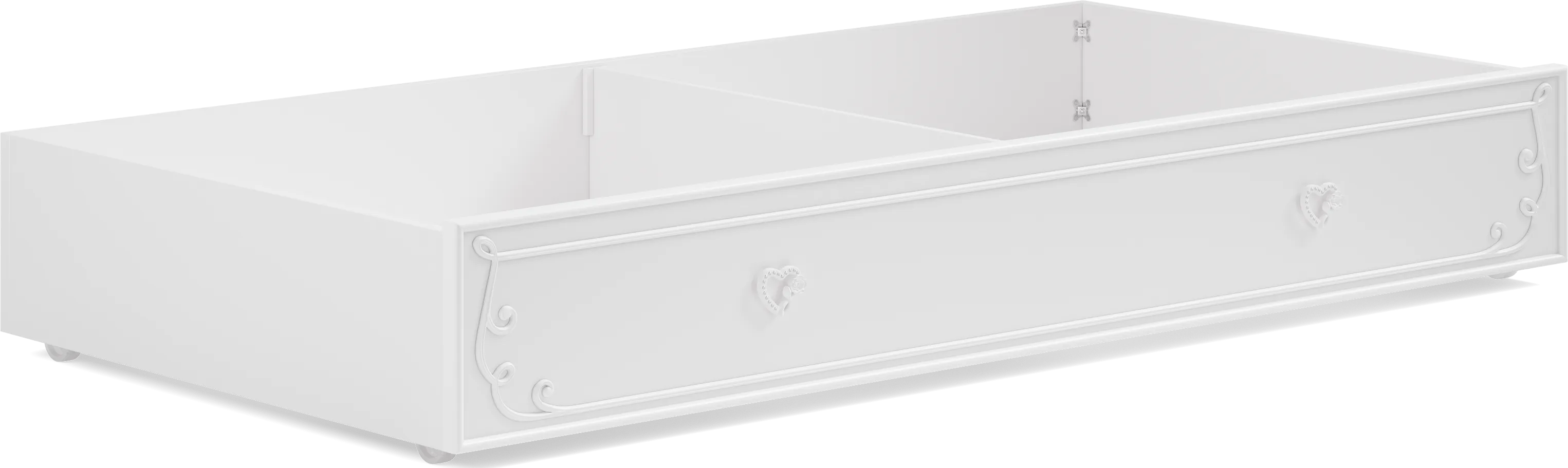 Disney Princess White Twin Storage Trundle - Thumbnail - Image 1