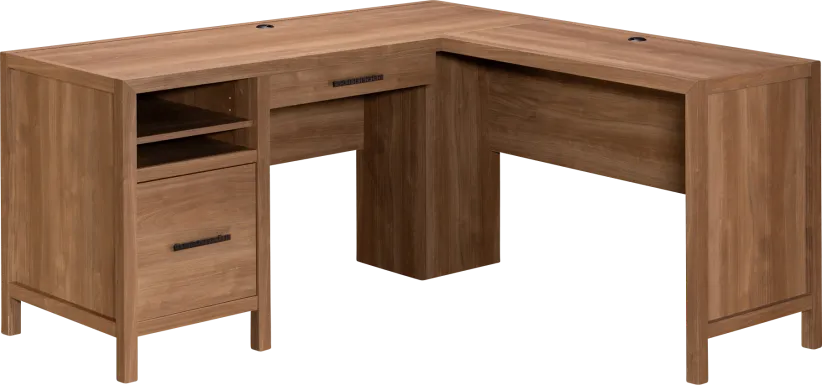 Riddlelife Brown L-Desk