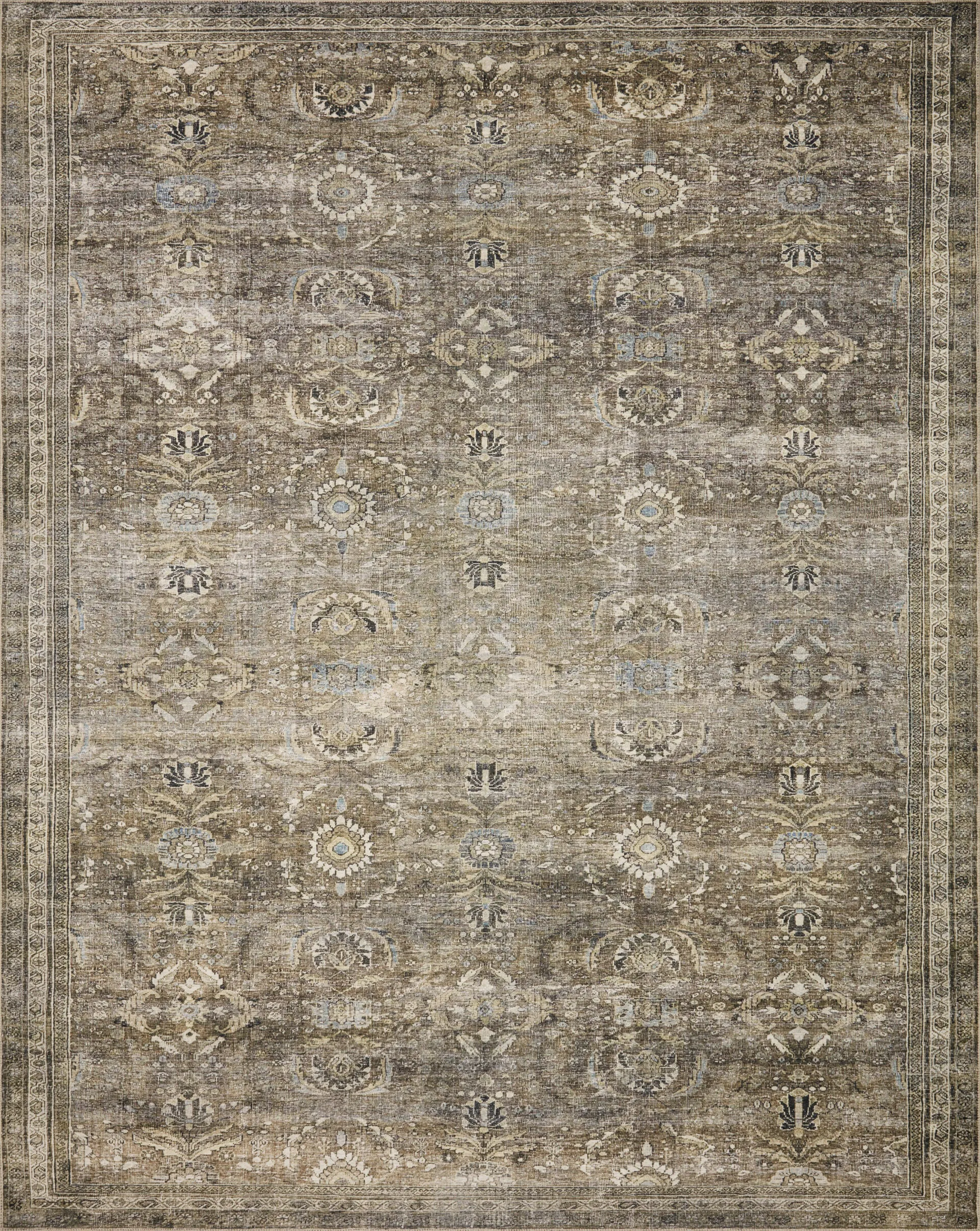 Oliah Brown 5' x 7'6 Rug - Image 1
