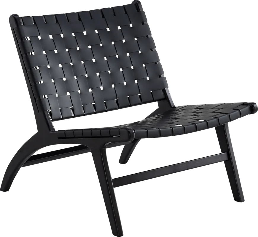 Rosefly Black Accent Chair
