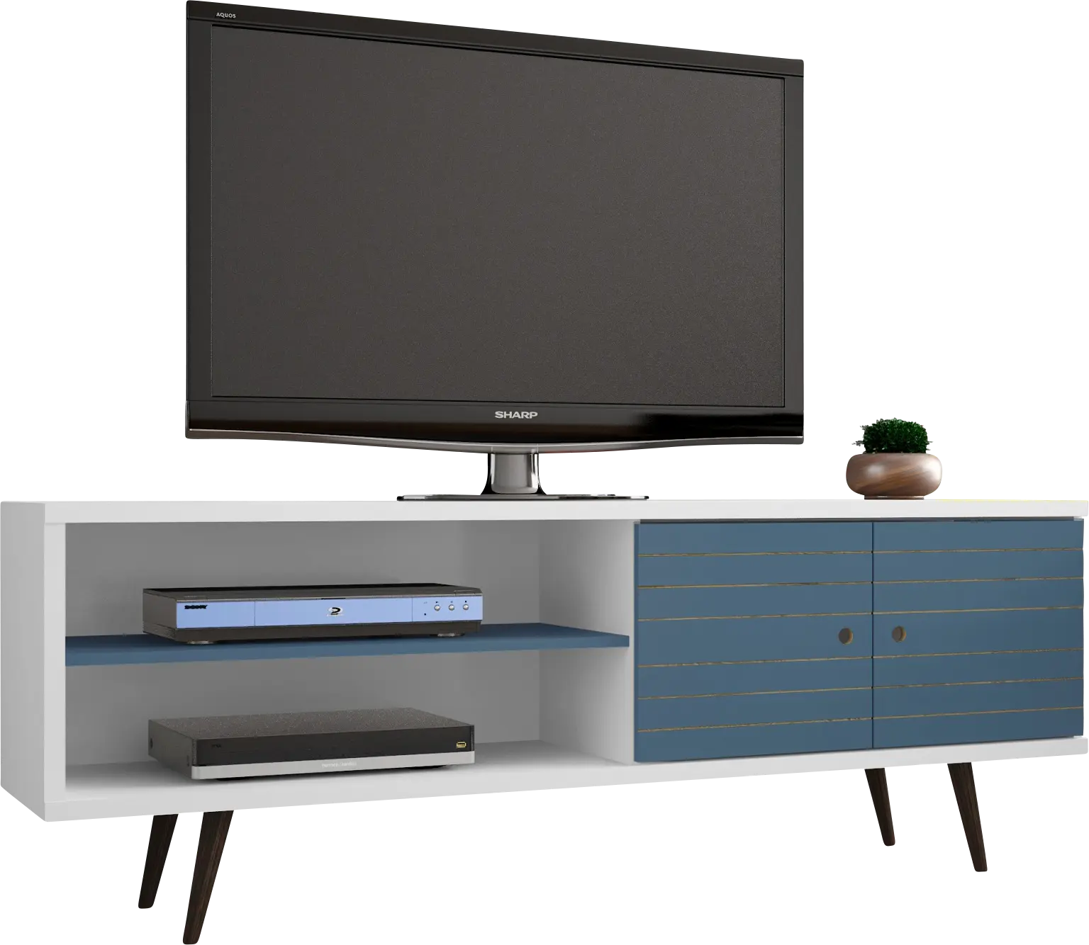 Wavefruit Blue 63 in. Console