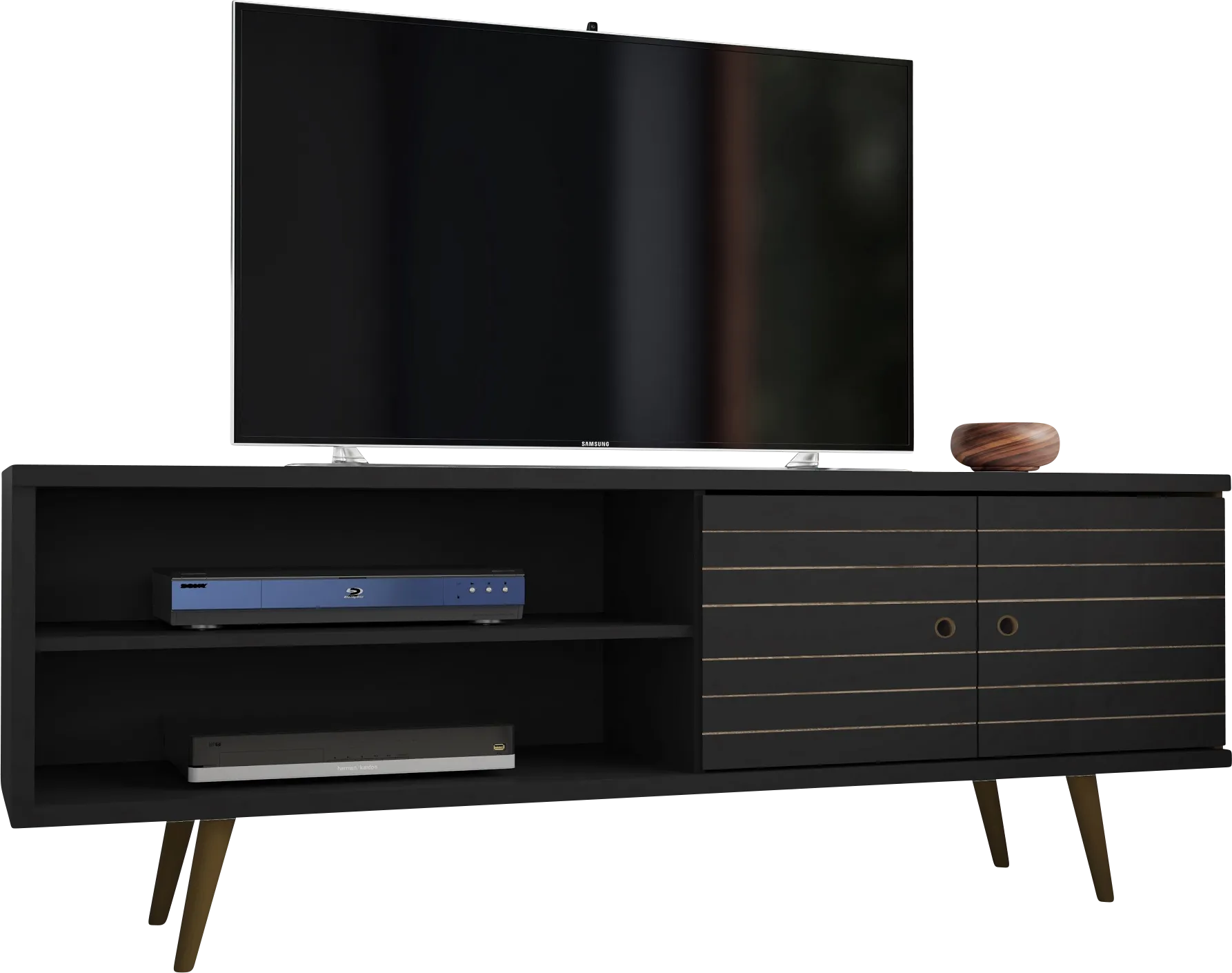 Wavefruit Black 63 in. Console - Thumbnail - Image 1
