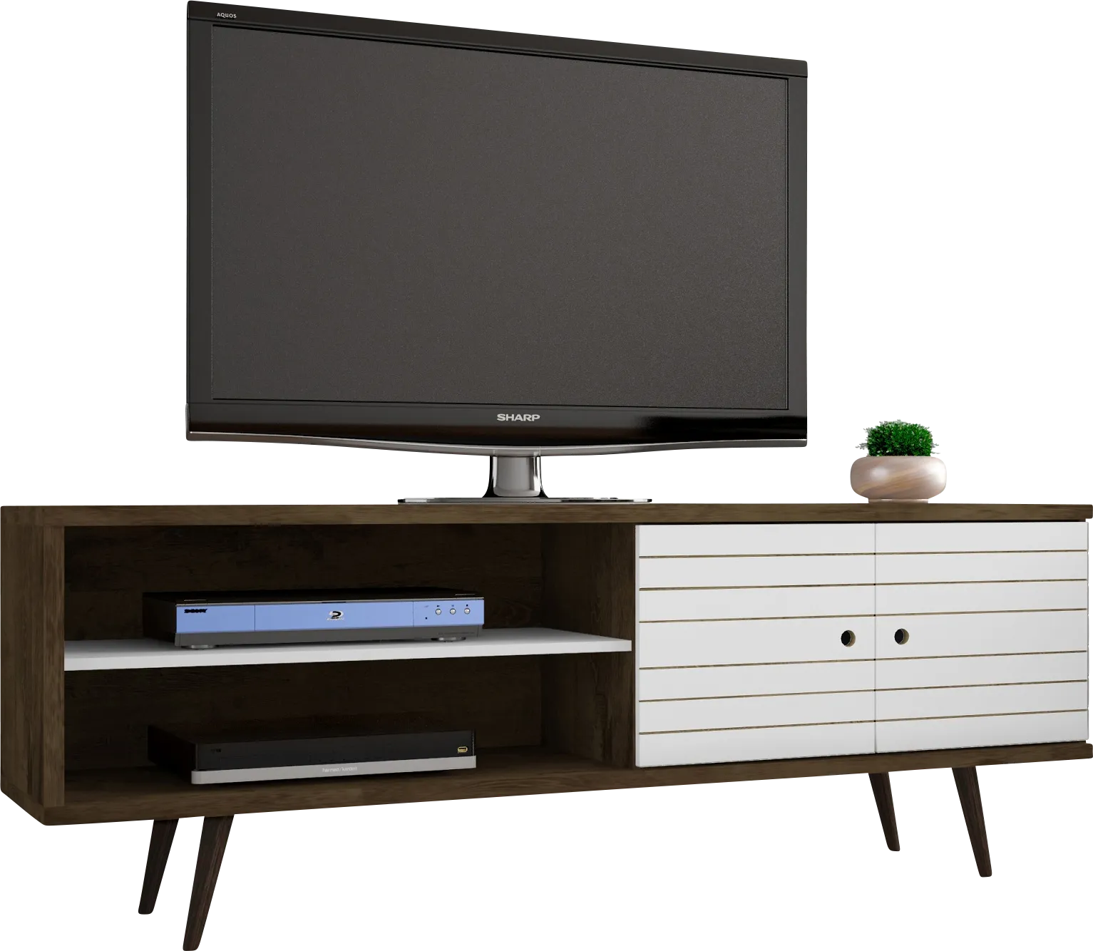 Wavefruit Brown 63 in. Console - Thumbnail - Image 1