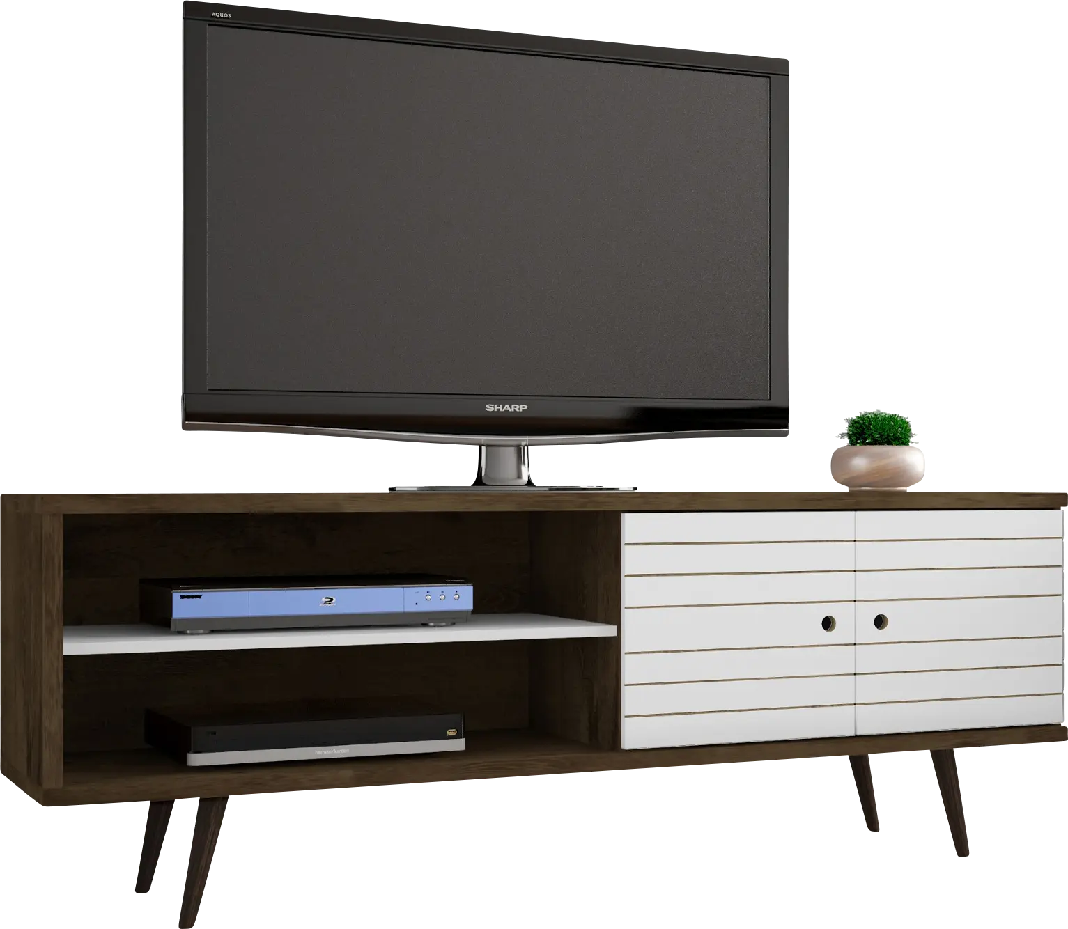 Wavefruit Brown 63 in. Console