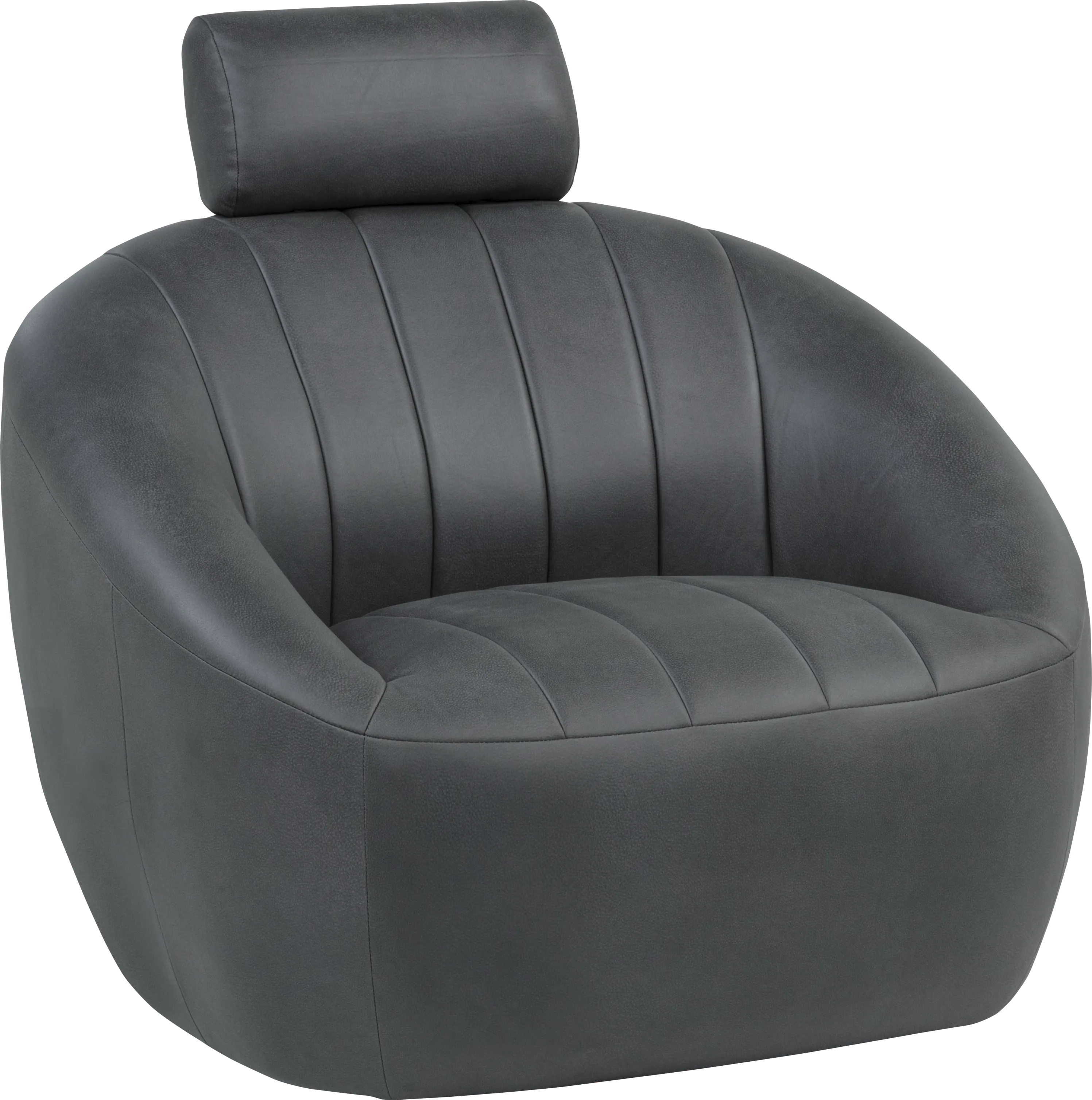 Kids Cloud9 Charcoal Swivel Chair - Thumbnail - Image 1