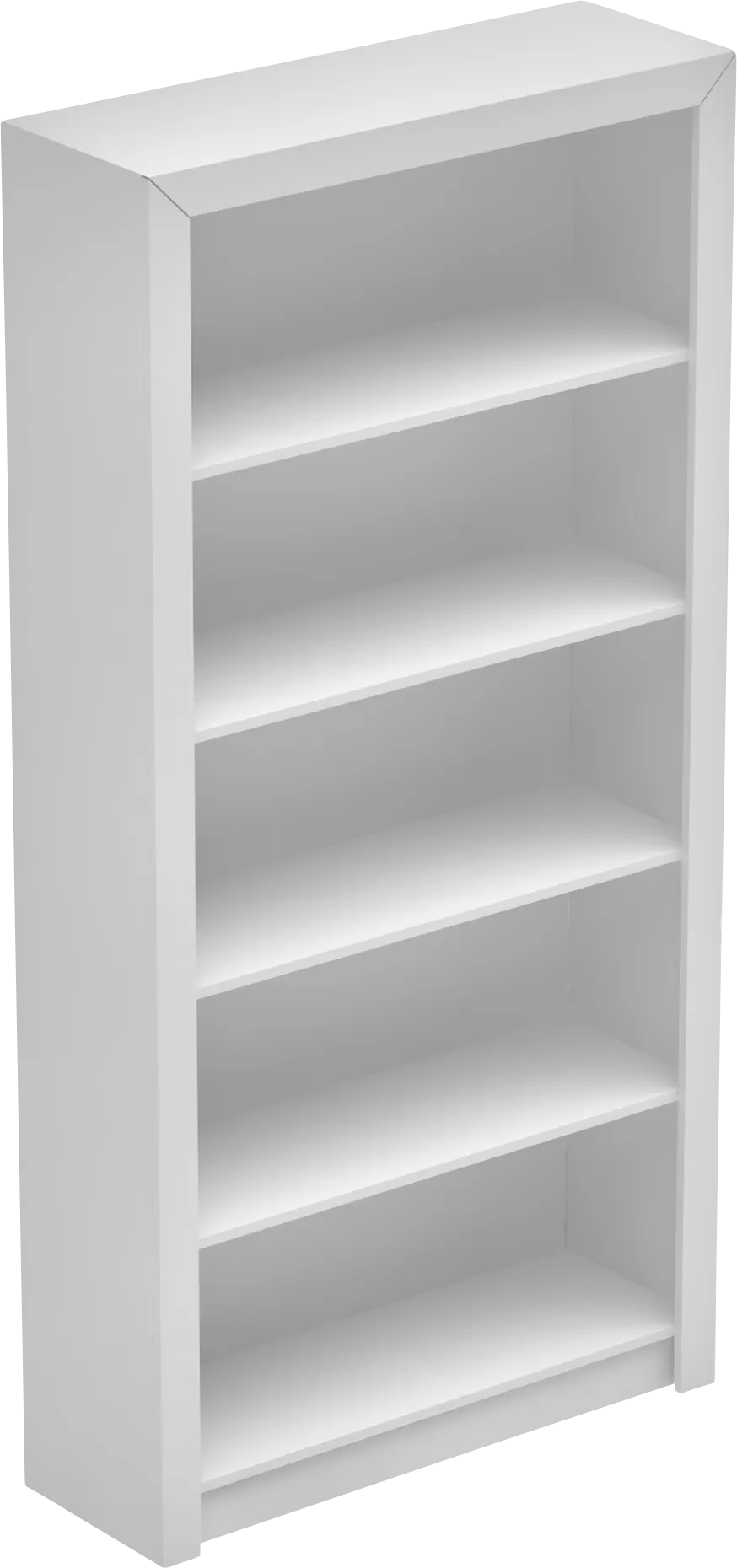 Gemshade White Bookcase - Image 1