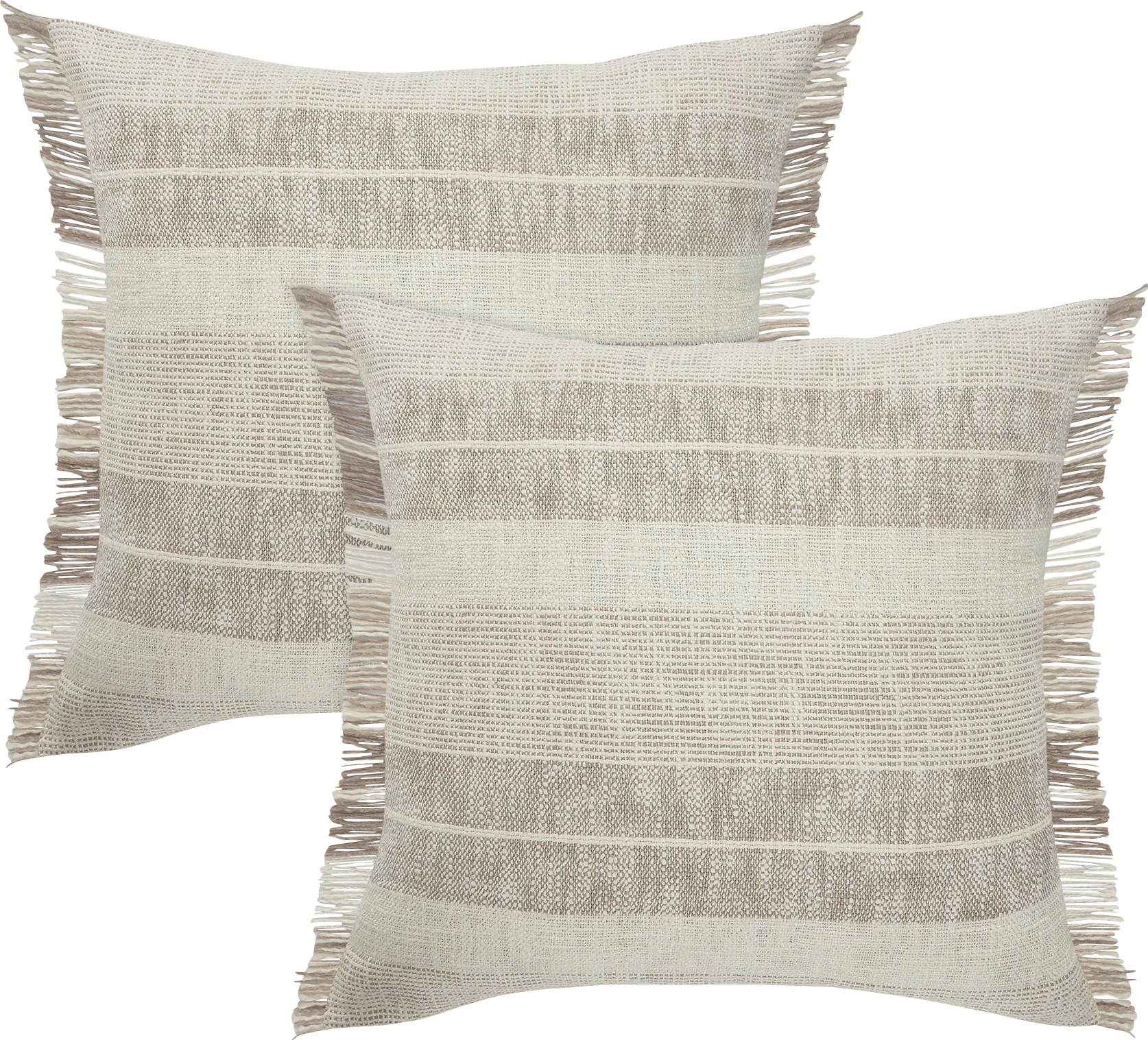 Muriq Beige Pillow, Set of 2 - Image 1