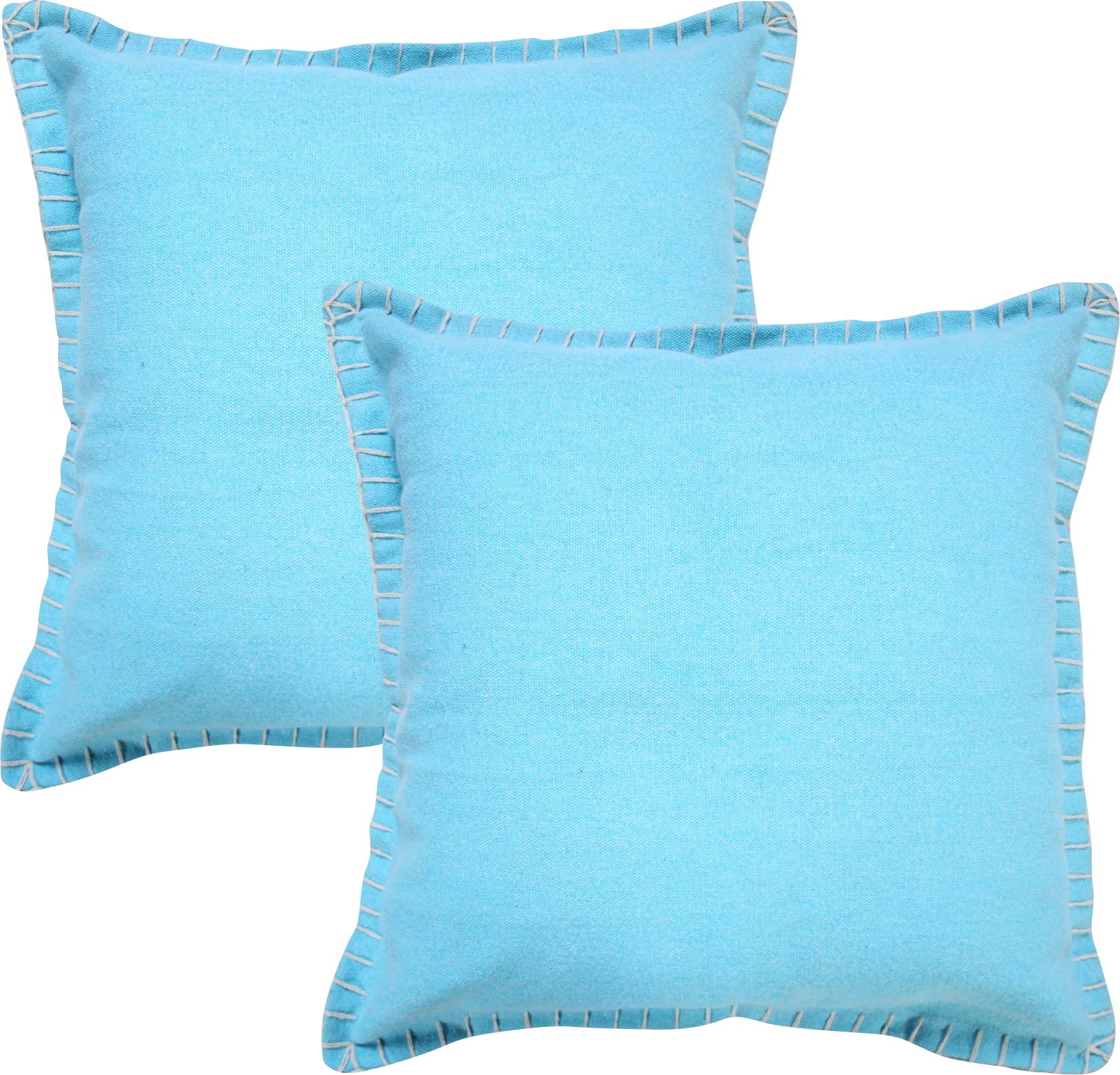 Mulland Aqua Pillow, Set of 2 - Image 1