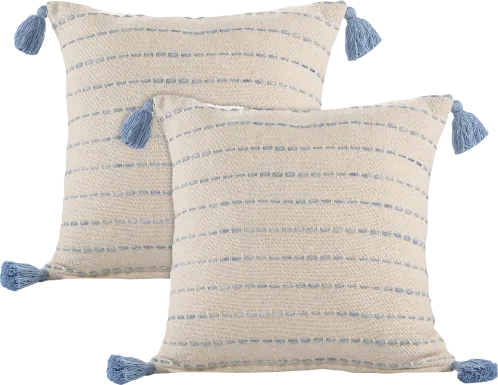 Dorath Blue Pillow, Set of 2