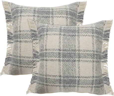 Rangan Gray/Cream Pillow, Set of 2